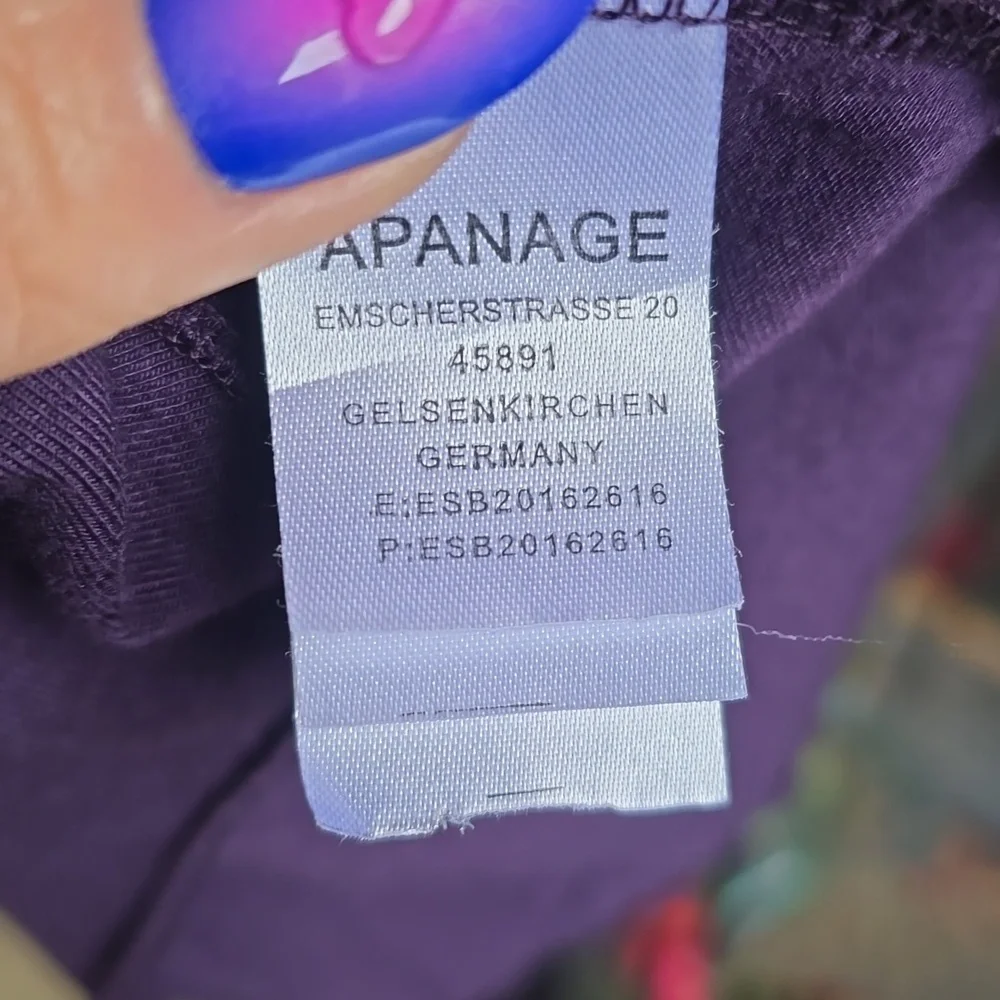 Apanage Rouge Purple Belted Drape Cardigan Size 10 - Picture 5 of 6